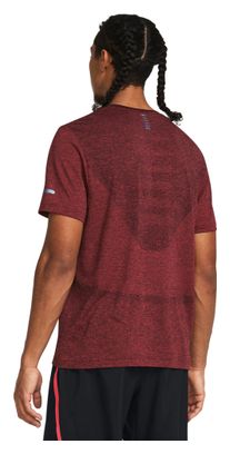 Under Armour Seamless Stride Short Sleeve Jersey Red Men's