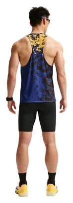 Canotta Nike AeroSwift Giallo/Blu da uomo