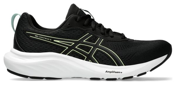 Asics Gel-Contend 9 Laufschuhe Schwarz/Grün Damen