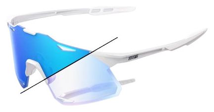 HYPERCRAFT Bastille LE Pearl White Glitter Blue Mirror Photochromic