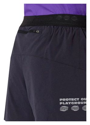 Circle Legend Men's Navy Blue 2-in-1 Shorts