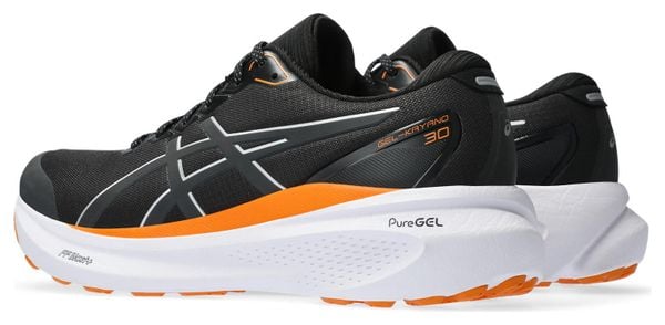 Asics Gel-Kayano 30 Lite-Show Zwart/Wit/Oranje Heren Hardloopschoenen