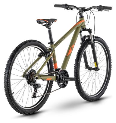 Raymon SevenRay 1.0 MTB rígida Shimano Tourney 7S 27.5'' Armor Khaki Magma Orange 2023