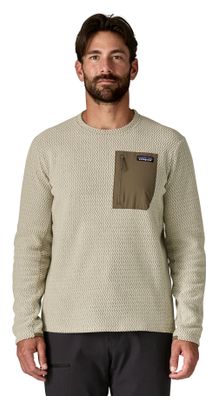 Patagonia R1 Air Crewneck Fleece Beige Mann