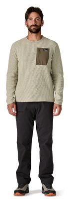 Patagonia R1 Air Crewneck Fleece Beige Mann