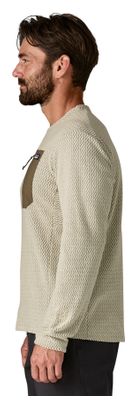 Patagonia R1 Air Crewneck Fleece Beige Mann