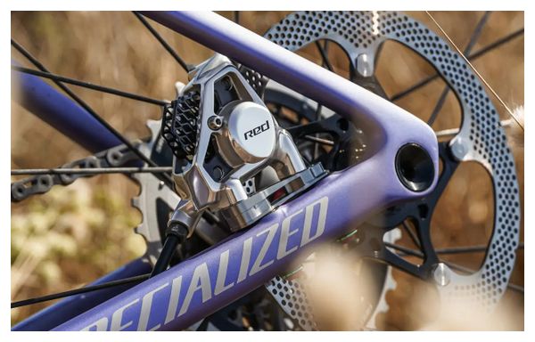 Adaptador de titanio para pinza de freno trasero Sram Flat Mount 160 mm absoluteBLACK Negro