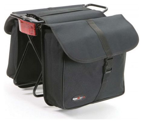 B-Urban Double Luggage Carrier Bags Black