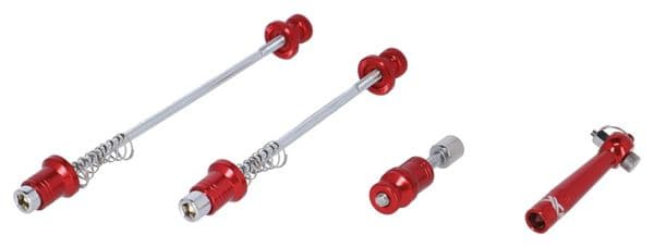 XLC QR-L08 Quick Release Axle Red