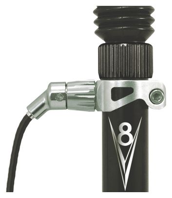 Tige de Selle Téléscopique Ice Lift V8 Delux Passage Externe Noir/Vert (Avec Commande)