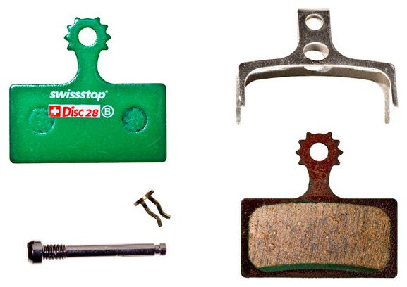 SWISSTOP Pair of Organic Disc28 Shimano, FSA, REVER pads