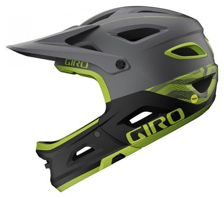 Giro Switchblade Mips Casco con sottogola rimovibile Grigio Verde Opaco