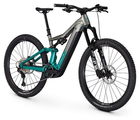 Elektro-Mountainbike mit Vollfederung Focus JAM 6.9 Shimano 12V 600Wh  Bosch 100 Nm 29'' Grau/Grn 2025 | Alltricks.de