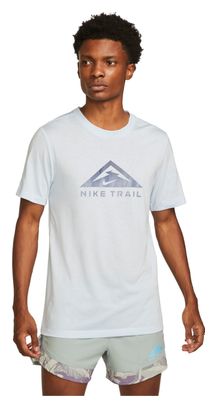 Nike Dri-Fit Trail Grey/Blue short-sleeve T-shirt