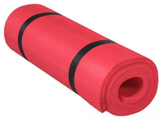 Tapis en mousse petit - 190x60x1 5cm (Yoga - Pilates - sport à domicile) - Couleur : ROUGE