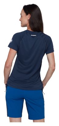 Maglietta tecnica Mammut Ducan FL blu da donna