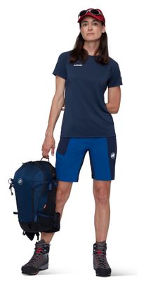 Maglietta tecnica Mammut Ducan FL blu da donna