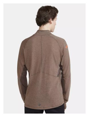 Craft ADV SubZ Wool 2 Long Sleeve Jersey Brown