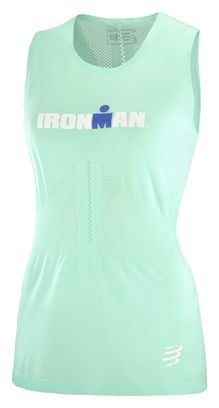 Compressport Women's IronMan Seaside Tank Top Green