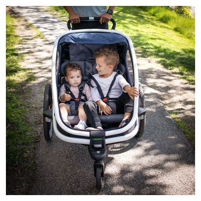 Remolque para niños Hamax Outback One Azul Blanco