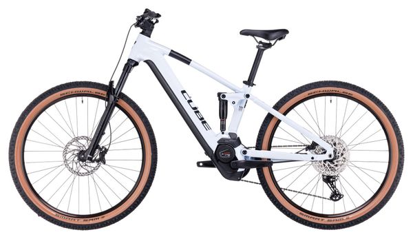 Cube Stereo Hybrid 120 Pro 625 Electric Full Suspension MTB Shimano Deore 12S 625 Wh 29'' Flash White 2024