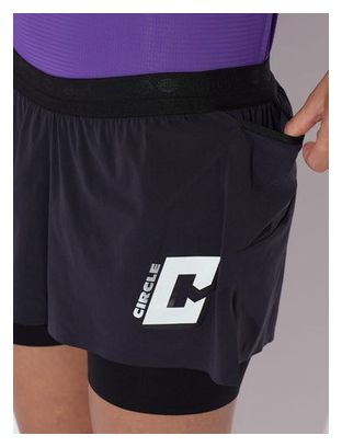 Short 2-en-1 Circle Legend Bleu foncé Femme
