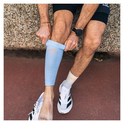 BV Sport Booster Evolution Compression Sleeves, Blue/Orange