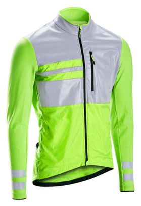 Triban RC500 Long Sleeve Winter Jersey Fluo Yellow
