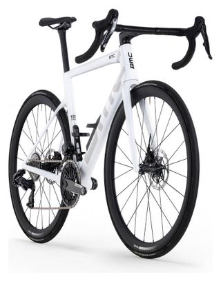 BMC Teammachine SLR 01 Tre Sram Force AXS 12V 700mm Bianco 2026 Bici da Strada