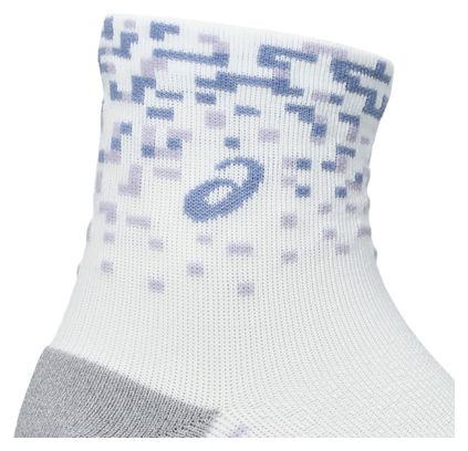 Asics Performance Run Quarter Socks White