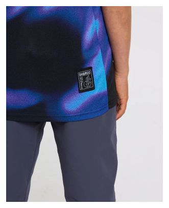 Children's Dharco Blue Black Short-Sleeved Jersey