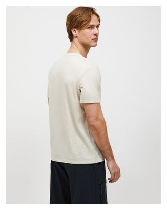 T-Shirt Peak Performance Explore Graphic Beige Homme