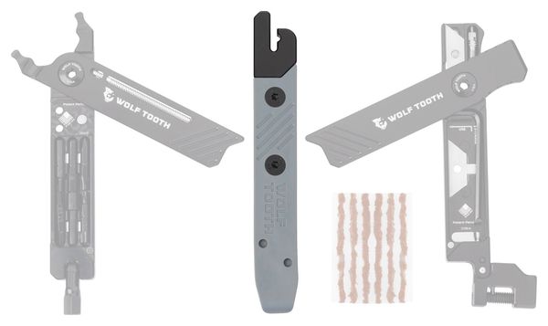 Multiherramienta Wolf Tooth 8-Bit Tire Lever + Rim Dent Remover (2 Funciones) Black