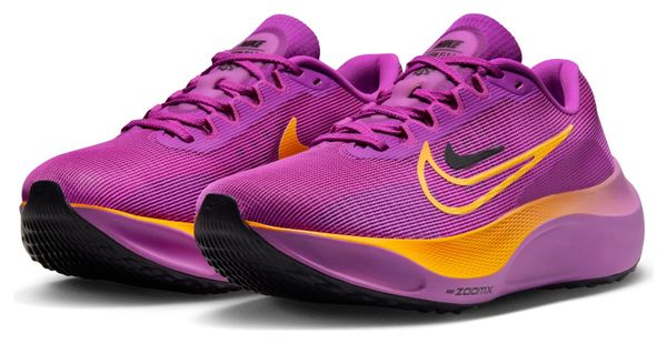 Nike Zoom Fly 5 Naranja Violeta Zapatillas Running Mujer