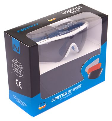 Par de Gafas Neatt Blanco Azul - 4 Pantallas