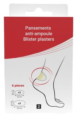 Pansements Anti-Ampoules Decathlon Soin & Bien-être (x6)