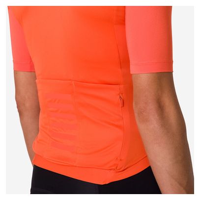 Kurzarm Trikot für Damen Rapha Pro Team Training Orange
