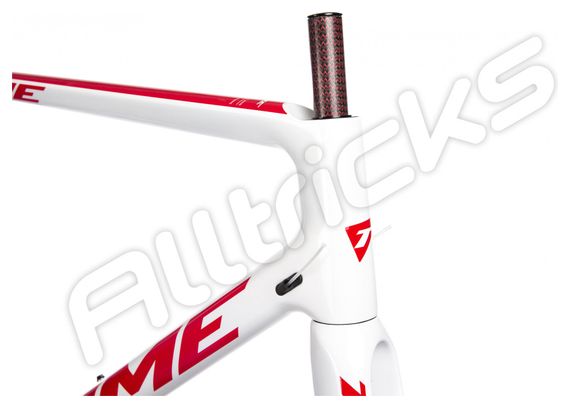 Time Alpe D'Huez 01 Disc White Racing Red Frame / Fork Kit