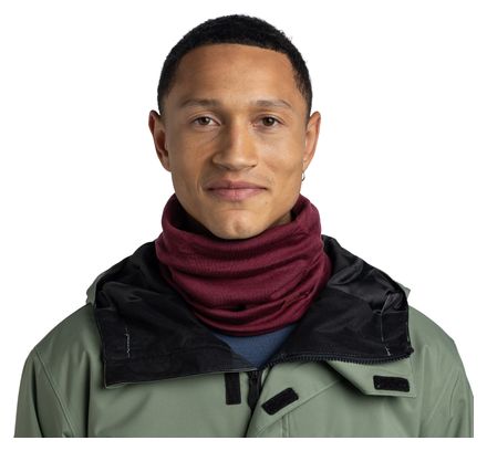 Buff Merino Heavyweight Bordeaux choker