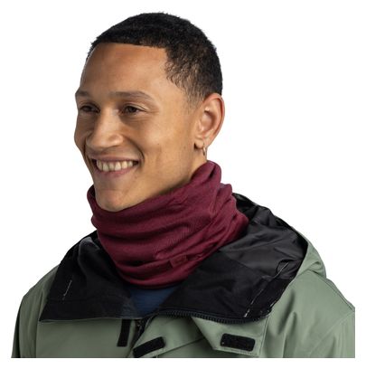 Buff Merino Heavyweight Bordeaux choker
