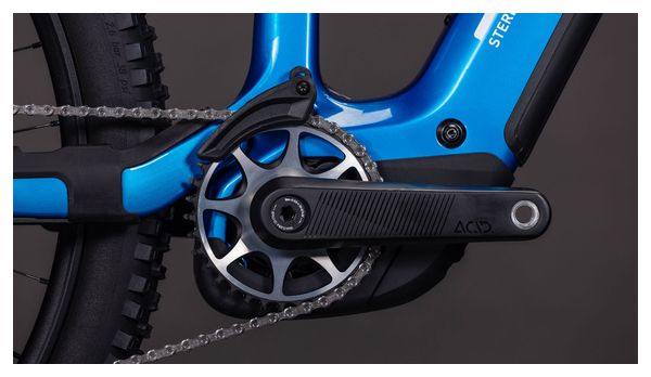 Cube Stereo Hybrid One44 HPC AT 800 Electric Full Suspension MTB Shimano Deore XT Di2 12S 800 Wh 27,5'' Actionteam Blu 2026