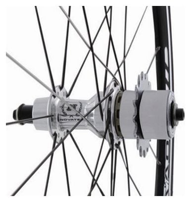 Pignon Single Speed Miche 1/8, 18 Dents Avec Filetage Chrome Mat 4055149310561
