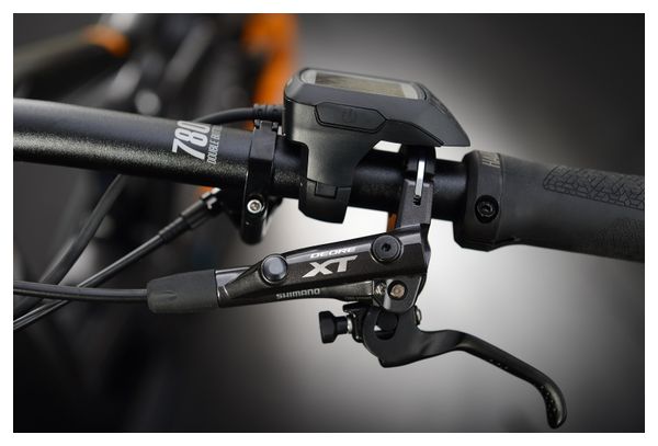 MTB eléctrica de suspensión completa Haibike FullNine 10 Shimano SLX / XT 12S 625 Wh 29'' Negro Gris Titanio Naranja Lava 2021