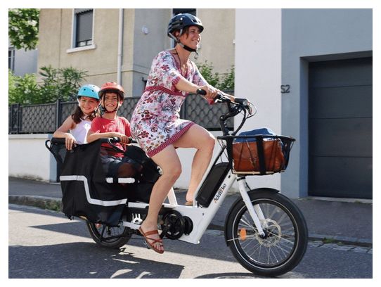 Vélo cargo électrique familial U-Cargo Family