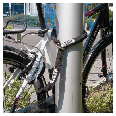 Abus 6950M AM NR XPlus Rahmenschloss Schwarz + Abus ACH 2.0 6KS/130 (130 cm) Kettenschloss + ST 5950 Tasche