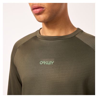 Oakley Seeker Revel Thermal Khaki Long Sleeve Jersey