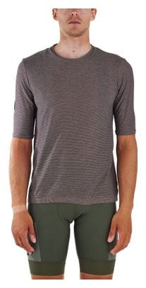 T-Shirt Technique Santini Stone Delta Marron Foncé