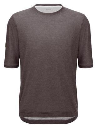 T-Shirt Technique Santini Stone Delta Marron Foncé