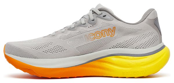 Saucony Ride 19 hardloopschoenen grijs/oranje voor heren