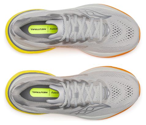 Saucony Ride 19 hardloopschoenen grijs/oranje voor heren